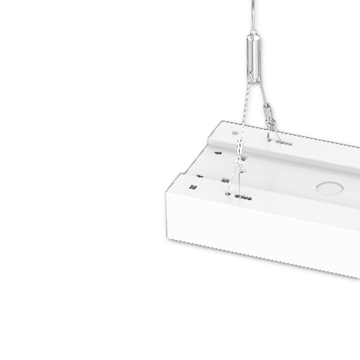 Lineaire armatuur accessoire | Kabelophanging met dubbele schuifklem | 20-160cm | 1 paar