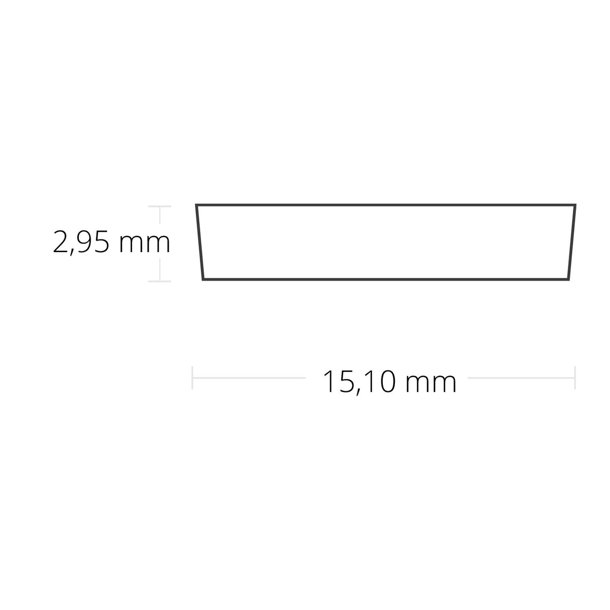 COVER57 | Profielaccessoire | afdekking opaal | voor GROUND-IN10 | beloopbaar | 200cm