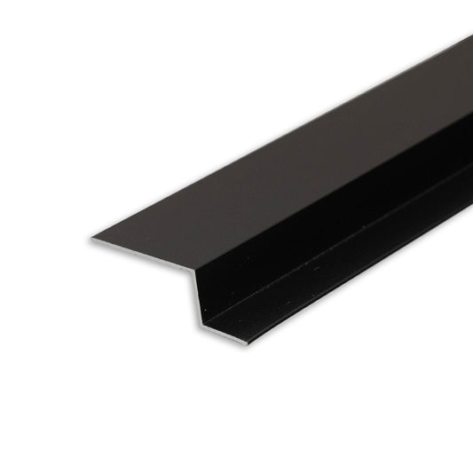 S-profiel 12 | Aluminium profiel | gipsplaat | zwart RAL 9005 | 200cm