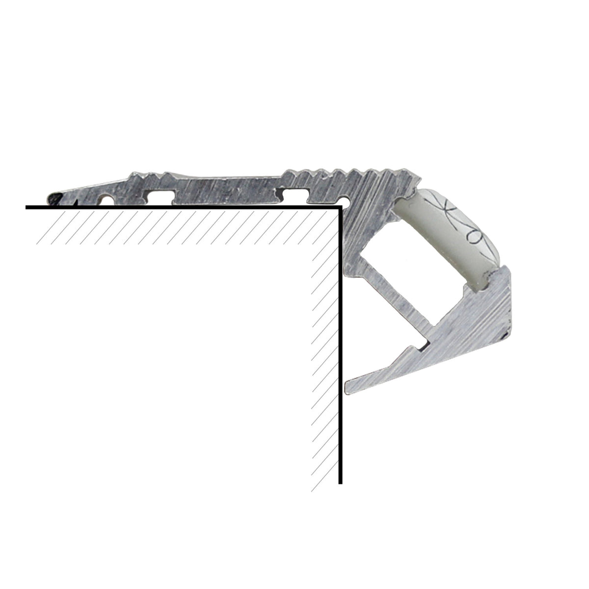 STAIRS12 | Aluminium profiel | traptrede | geanodiseerd | 200cm