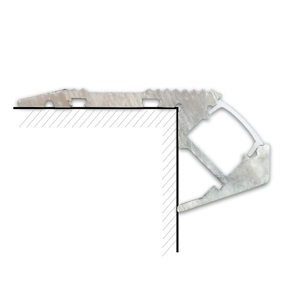 STAIRS12 | Aluminium profiel | traptrede | geanodiseerd | 200cm