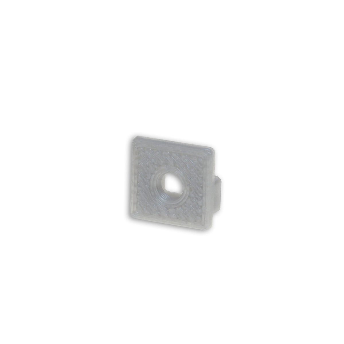 EC219 | Profielaccessoire | eindkap grijs voor tegelprofiel UP8 | met kabeldoorvoer