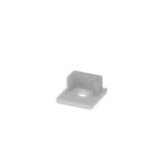 EC219 | Profielaccessoire | eindkap grijs voor tegelprofiel UP8 | met kabeldoorvoer