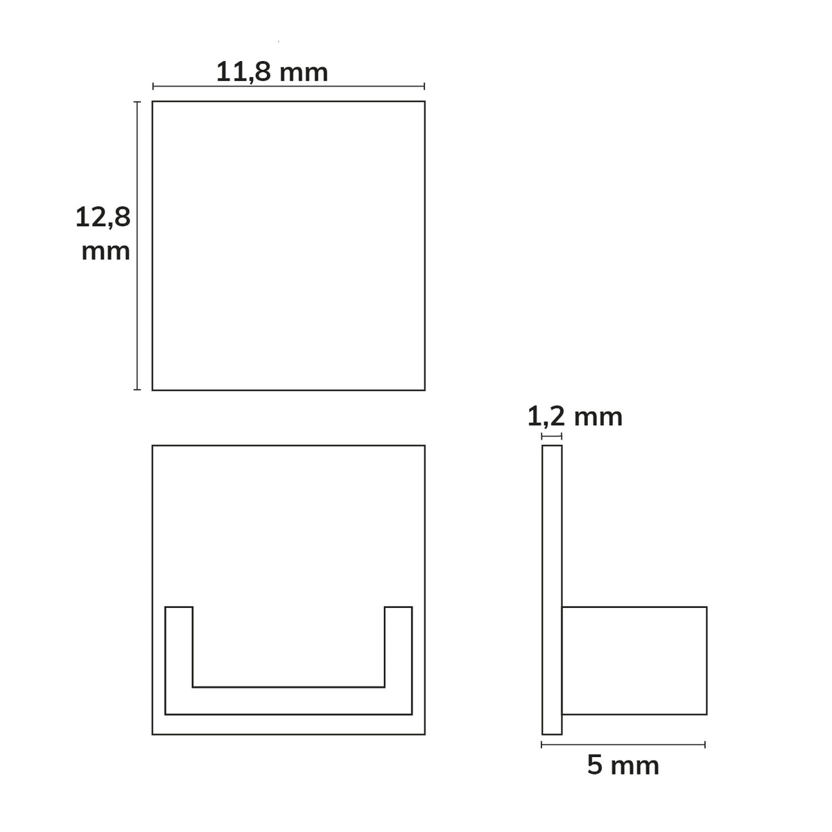 EC220 | Profielaccessoire | eindkap grijs voor tegelprofiel UP10 | 1 stuk