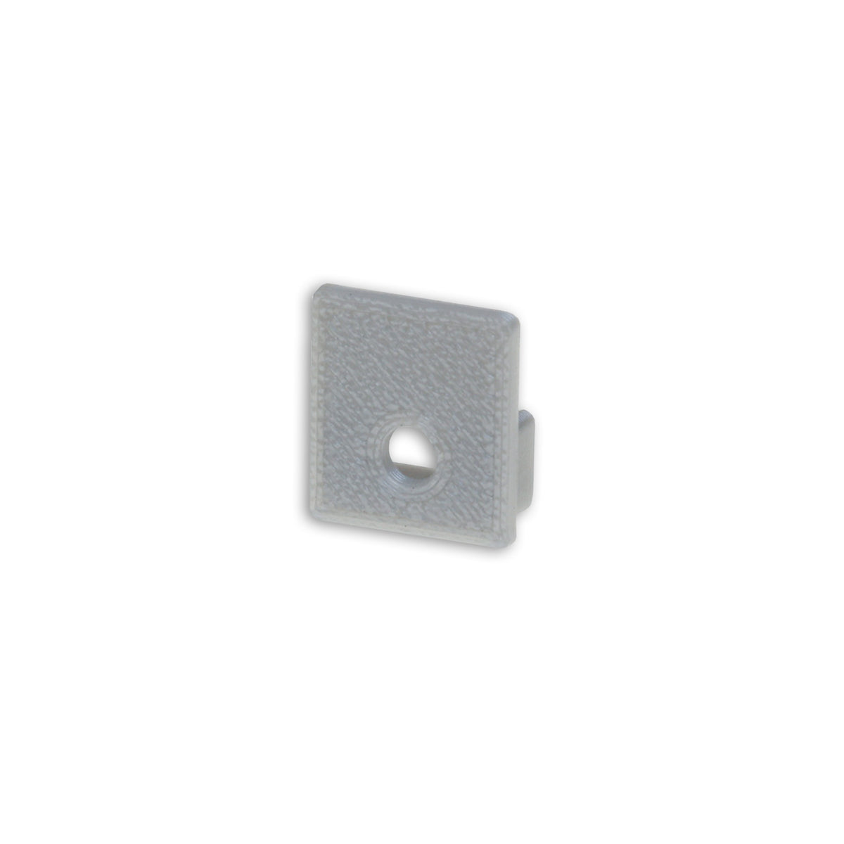 EC221 | Profielaccessoire | eindkap grijs voor tegelprofiel UP10 | met kabeldoorvoer