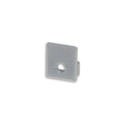 EC221 | Profielaccessoire | eindkap grijs voor tegelprofiel UP10 | met kabeldoorvoer