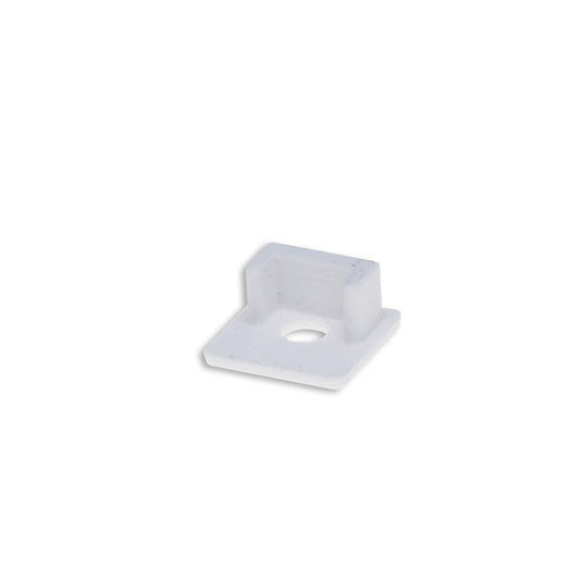 EC219 | Profielaccessoire | eindkap wit voor tegelprofiel UP8 | met kabeldoorvoer | 1 stuk