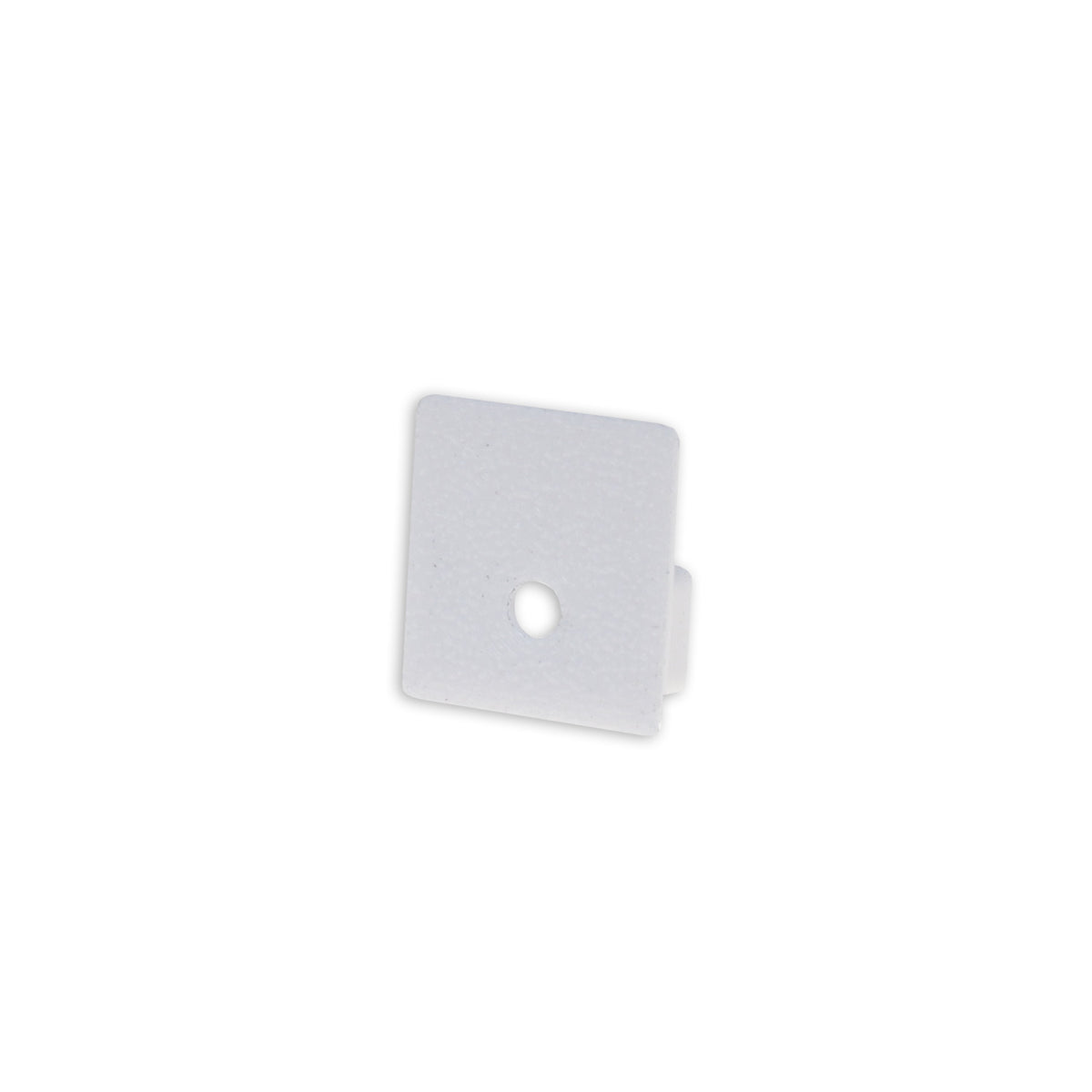 EC221 | Profielaccessoire | eindkap wit voor tegelprofiel UP10 | met kabeldoorvoer