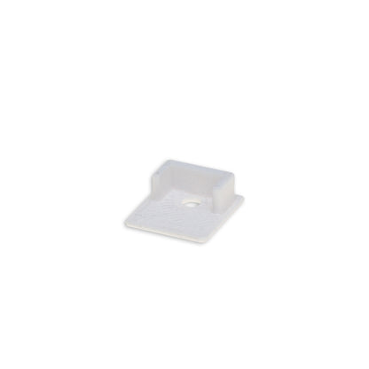 EC221 | Profielaccessoire | eindkap wit voor tegelprofiel UP10 | met kabeldoorvoer