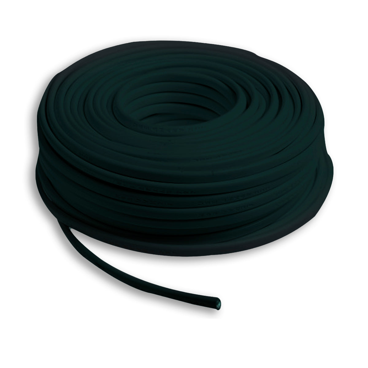 Kabel | PUR | 2x0,5mm² H05BQ-F | per meter | zwart