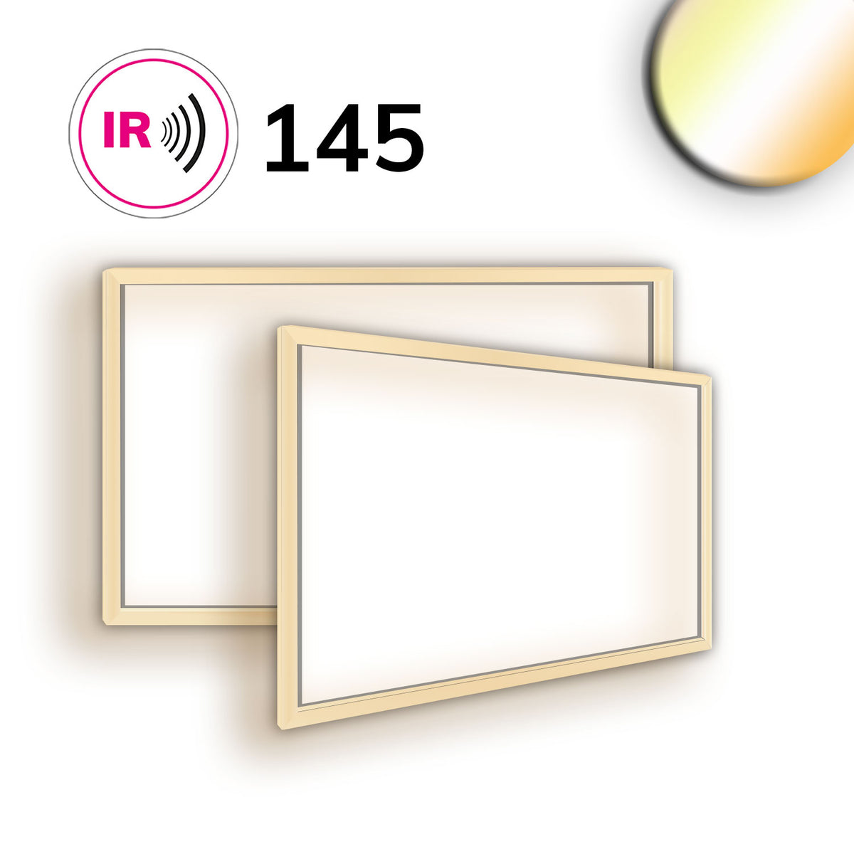 H25 | Lichtframe | binnenmaat 320x520mm | dynamic white | 36W | CRI92