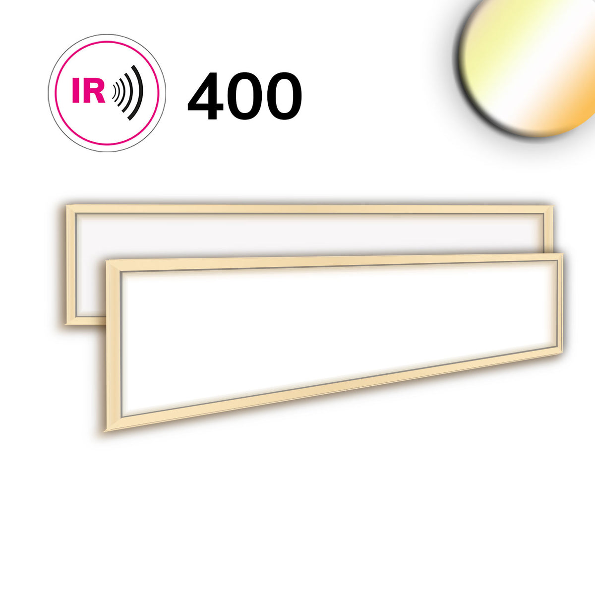 H25 | Lichtframe | binnenmaat 320x1500mm | dynamic white | 75W | CRI92