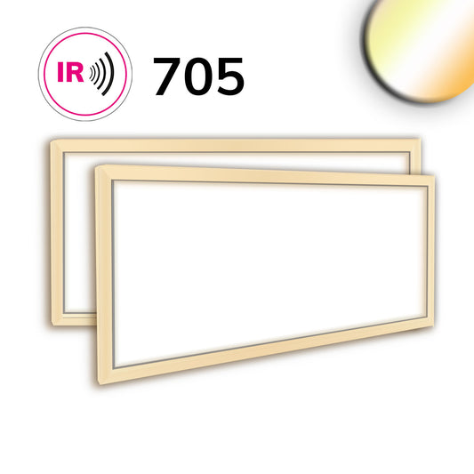 H25 | Lichtframe | binnenmaat 592x1192mm | dynamic white | 74W | CRI92