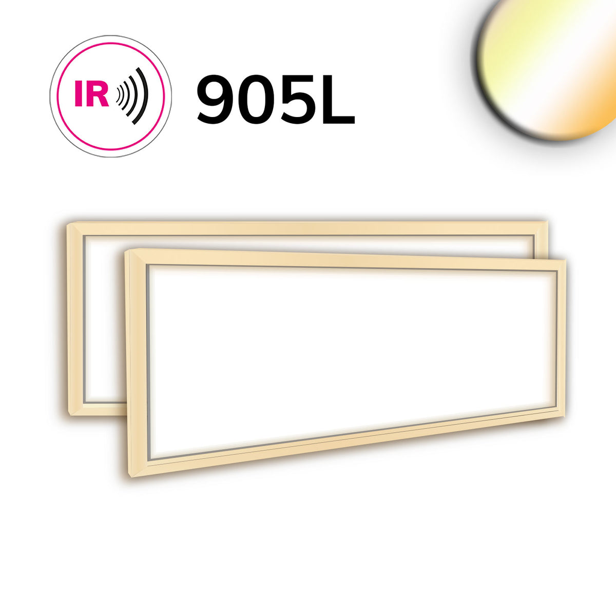 H25 | Lichtframe | binnenmaat 592x1500mm | dynamic white | 86W | CRI92
