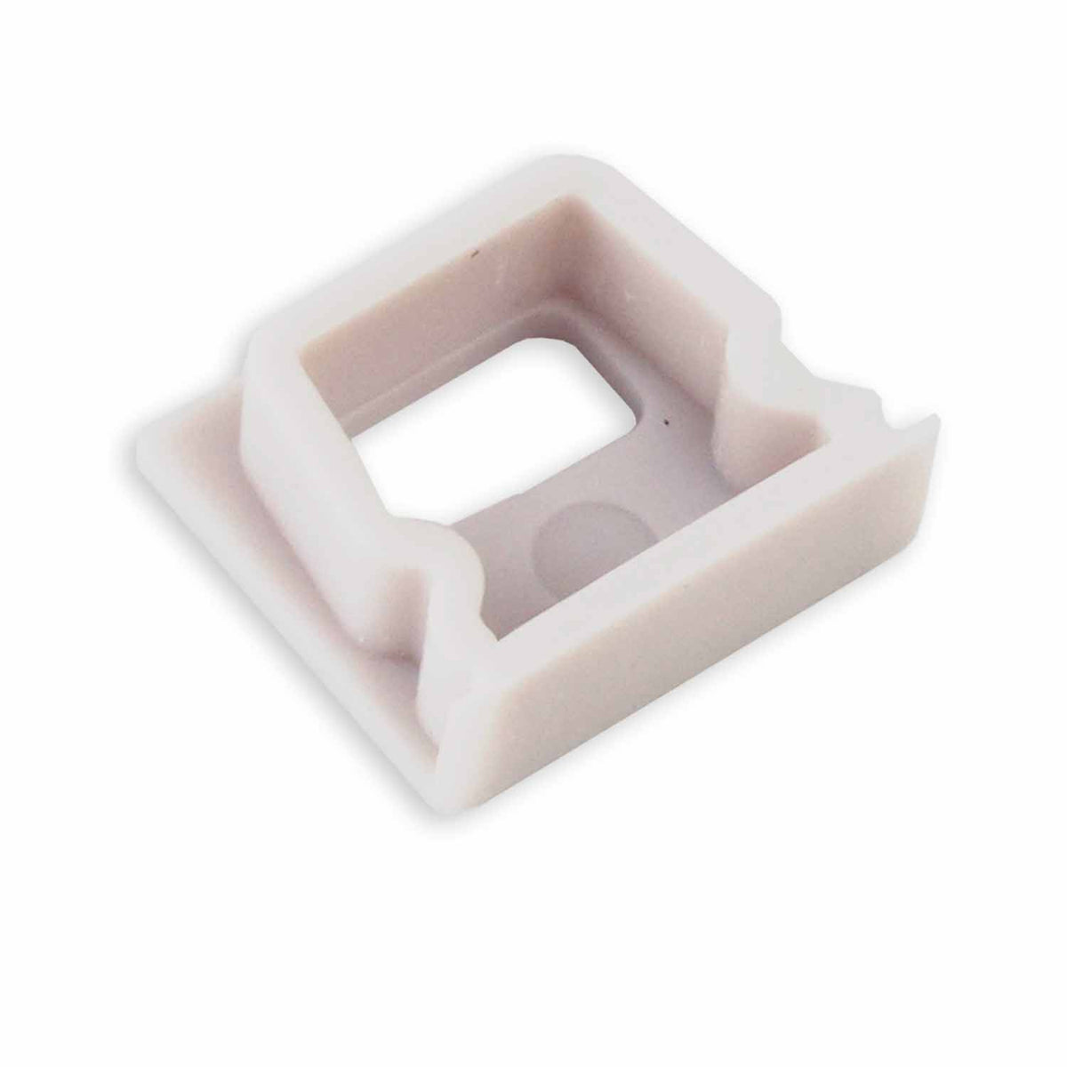 EC82W | Profielaccessoire | eindkap met kabeldoorvoer | wit | SURF10