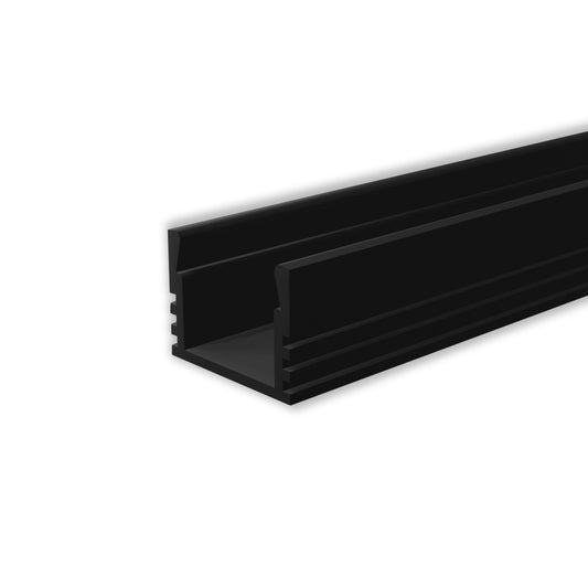 MAXI-AB V2 | Aluminium profiel | opbouw | zwart RAL 9005 | 200cm