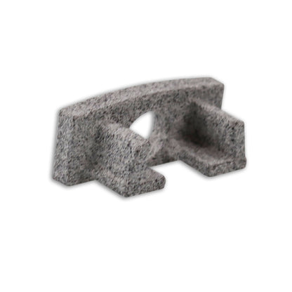 EC224 | Profielaccessoire | eindkap grijs voor MINI-AB V2 | met kabeldoorvoer | 1 stuk