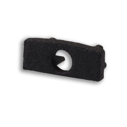 EC224 | Profielaccessoire | eindkap zwart voor MINI-AB V2 | met kabeldoorvoer | 1 stuk
