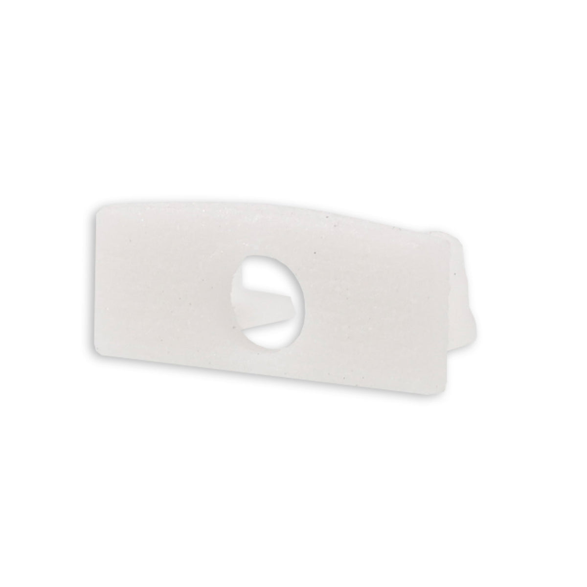 EC224 | Profielaccessoire | eindkap wit voor MINI-AB V2 | met kabeldoorvoer | 1 stuk