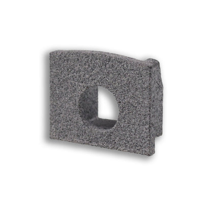 EC226 | Profielaccessoire | eindkap grijs voor MAXI-AB V2 | met kabeldoorvoer | 1 stuk