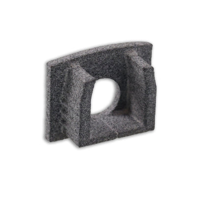 EC226 | Profielaccessoire | eindkap grijs voor MAXI-AB V2 | met kabeldoorvoer | 1 stuk