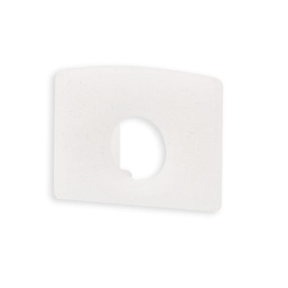 EC226 | Profielaccessoire | eindkap wit voor MAXI-AB V2 | met kabeldoorvoer | 1 stuk