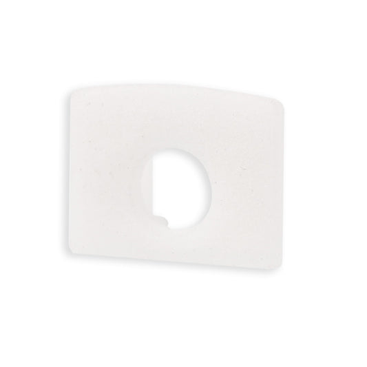 EC226 | Profielaccessoire | eindkap wit voor MAXI-AB V2 | met kabeldoorvoer | 1 stuk