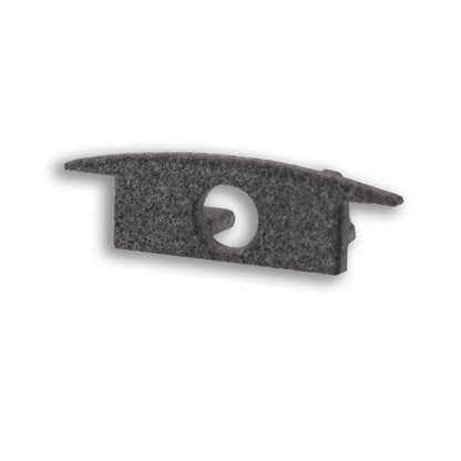 EC230 | Profielaccessoire | eindkap grijs voor MINI-EB V2 | met kabeldoorvoer | recht