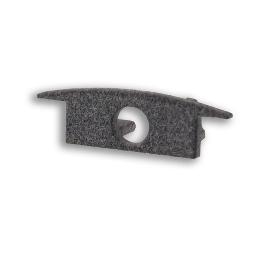 EC230 | Profielaccessoire | eindkap grijs voor MINI-EB V2 | met kabeldoorvoer | recht