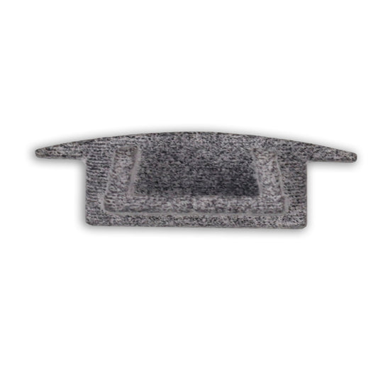 EC229 | Profielaccessoire | eindkap grijs voor MINI-EB V2 | recht | 1 stuk
