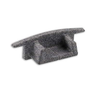 EC229 | Profielaccessoire | eindkap grijs voor MINI-EB V2 | recht | 1 stuk