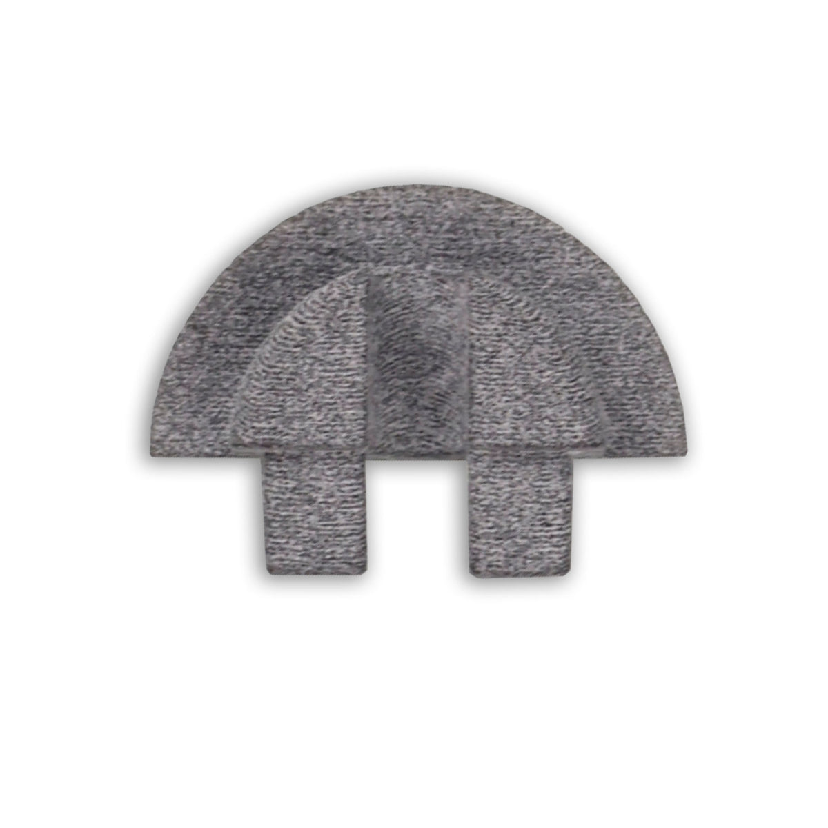 EC231 | Profielaccessoire | eindkap grijs voor MINI-EB V2 | met kabeldoorvoer | rond