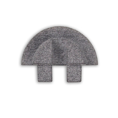 EC231 | Profielaccessoire | eindkap grijs voor MINI-EB V2 | met kabeldoorvoer | rond