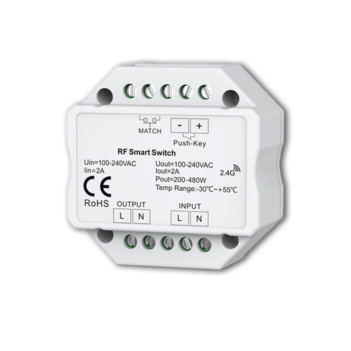Sys-Pro + ZigBee 3.0 | Schakelaar | drukknop/draadloos | 230V | 360VA