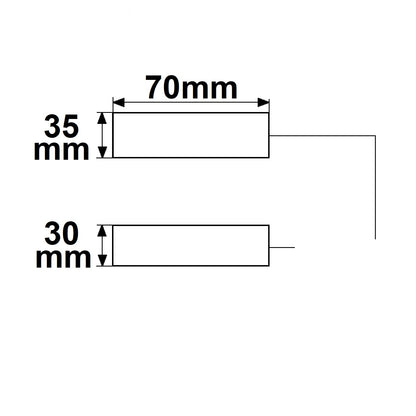Installatiemateriaal | aansluitdoos 2x 3-polig | 0,5-2,5mm² | 450V/16A | kabel 30cm