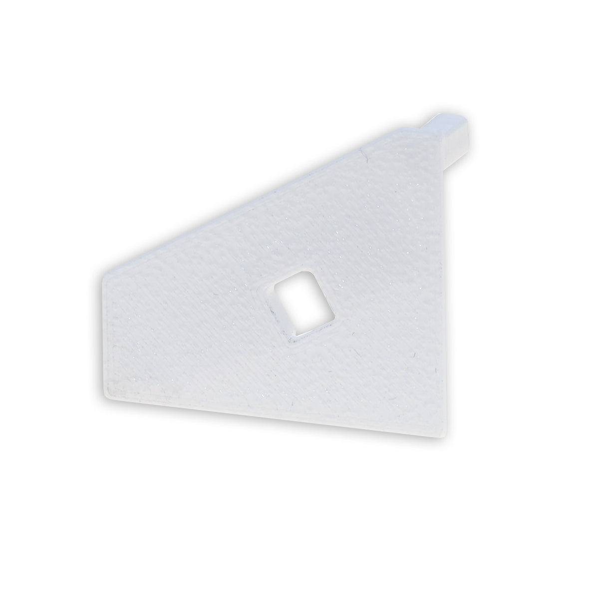 EC111R | Profielaccessoire | eindkap wit met kabeldoorvoer | voor CORNER18 | rechts