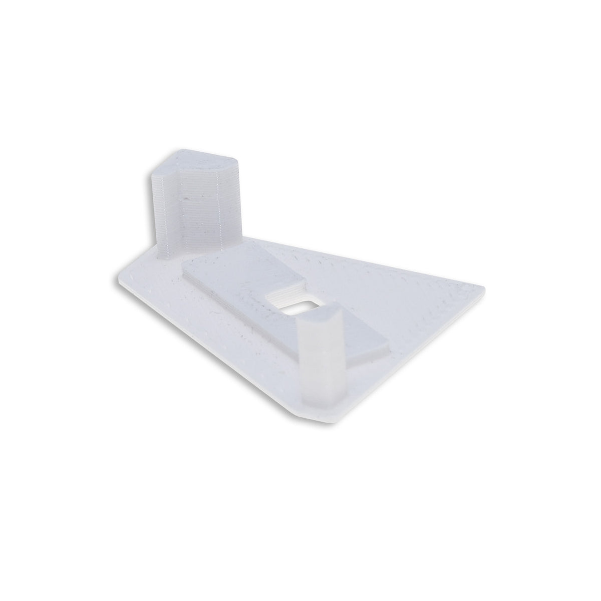 EC111R | Profielaccessoire | eindkap wit met kabeldoorvoer | voor CORNER18 | rechts