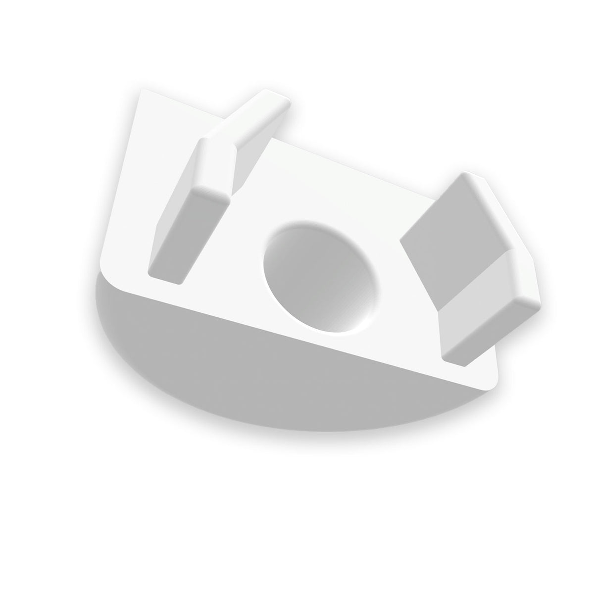EC99 | Profielaccessoire | eindkap rond | wit | voor GROUND-IN10