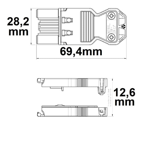 Wieland GST18I3S S1 ZR1 | Connector | contrastekker | 3-polig | 20A | 250V | IP20