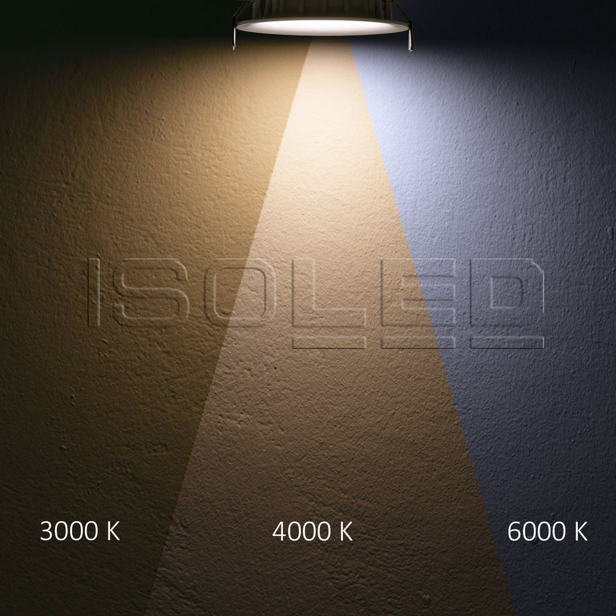 Downlight | reflector | 150 lm/W | UGR<19 | ColorSwitch 3000K/4000K/6000K | 60° | dimbaar
