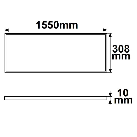 Professional Line | LED Paneel | 308x1550mm | UGR<19 | 36W | neutraal wit
