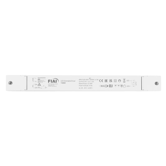 LED driver | 24V | 0-30W | Push/DALI dimbaar | ultravlak