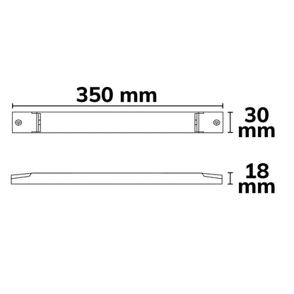 LED driver | 24V | 0-60W | Push/DALI-2 dimbaar | ultraslank