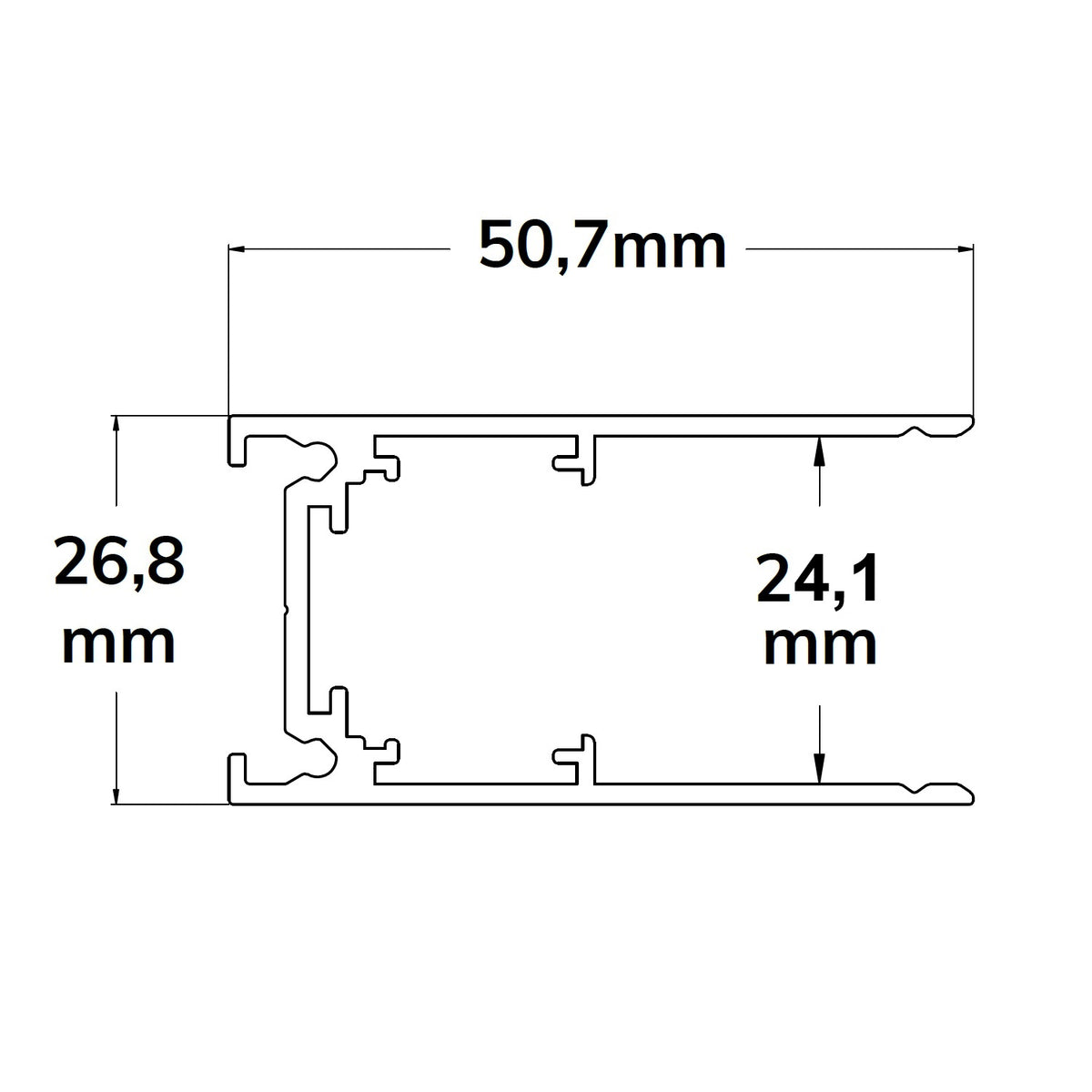 Track48 | Rail | opbouw | 4-polig