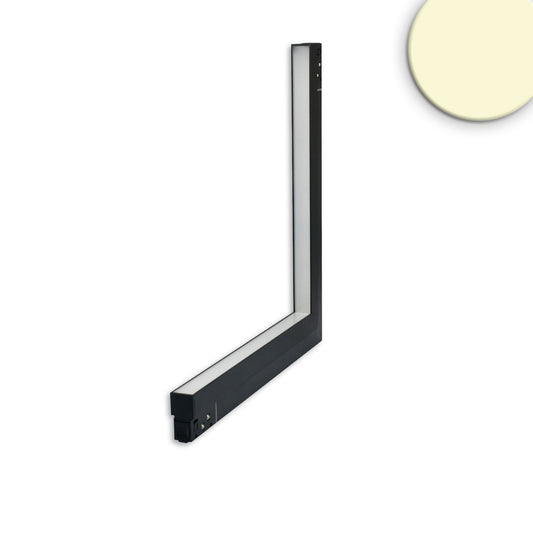 Track48 | Hoekarmatuur | verticaal | 48V | CRI90 | Line+ | 20W | 3000K | zwart