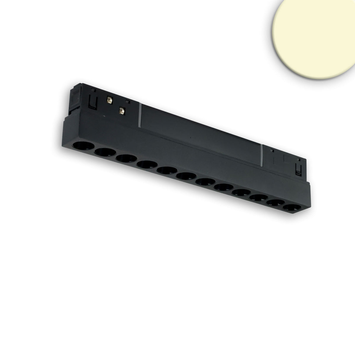 Track48 Grid Light | Lineaire armatuur | 22cm | UGR<19 | Line+ | 12W | 3000K | zwart | 36°