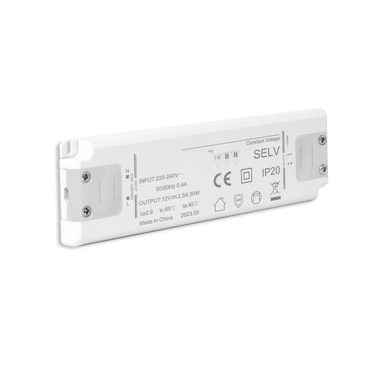 LED driver | 12V | 0-30W | SELV | ultravlak