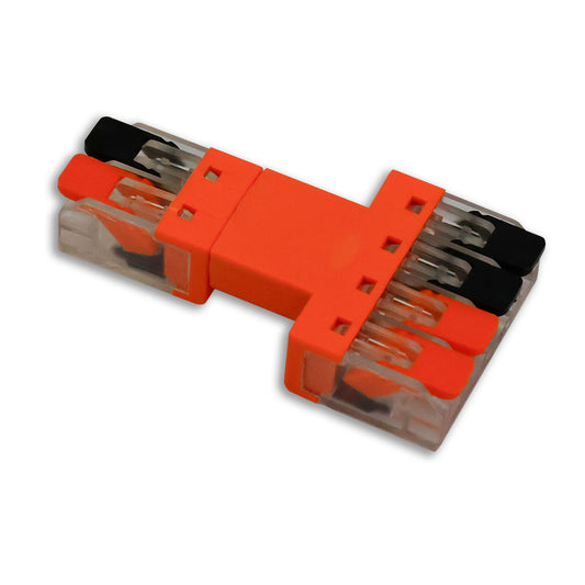 Connector | Doorvoerstekker 2-polig in, 2x2-polig uit | 0,5-2,5mm² | 250V/10A