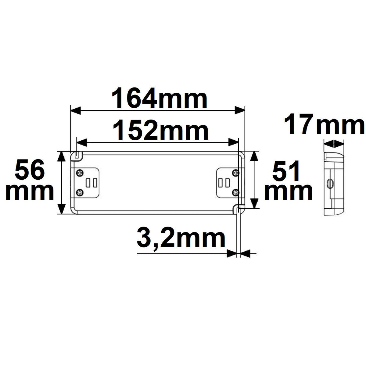 LED driver | 48V | 0-100W | ultravlak