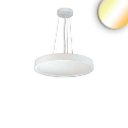Hanglamp | rond | DN400 | UGR<19 | 20W/30W | 2700K/3000K/4000K | dimbaar | met kabel | wit